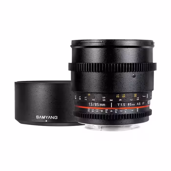 لنز پرایم سینمایی سامیانگ 85MM T1.5 برای نیکون