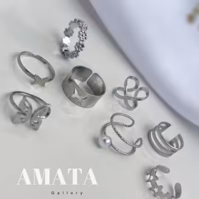 پک انگشترکاپلی پروانه فری سایز