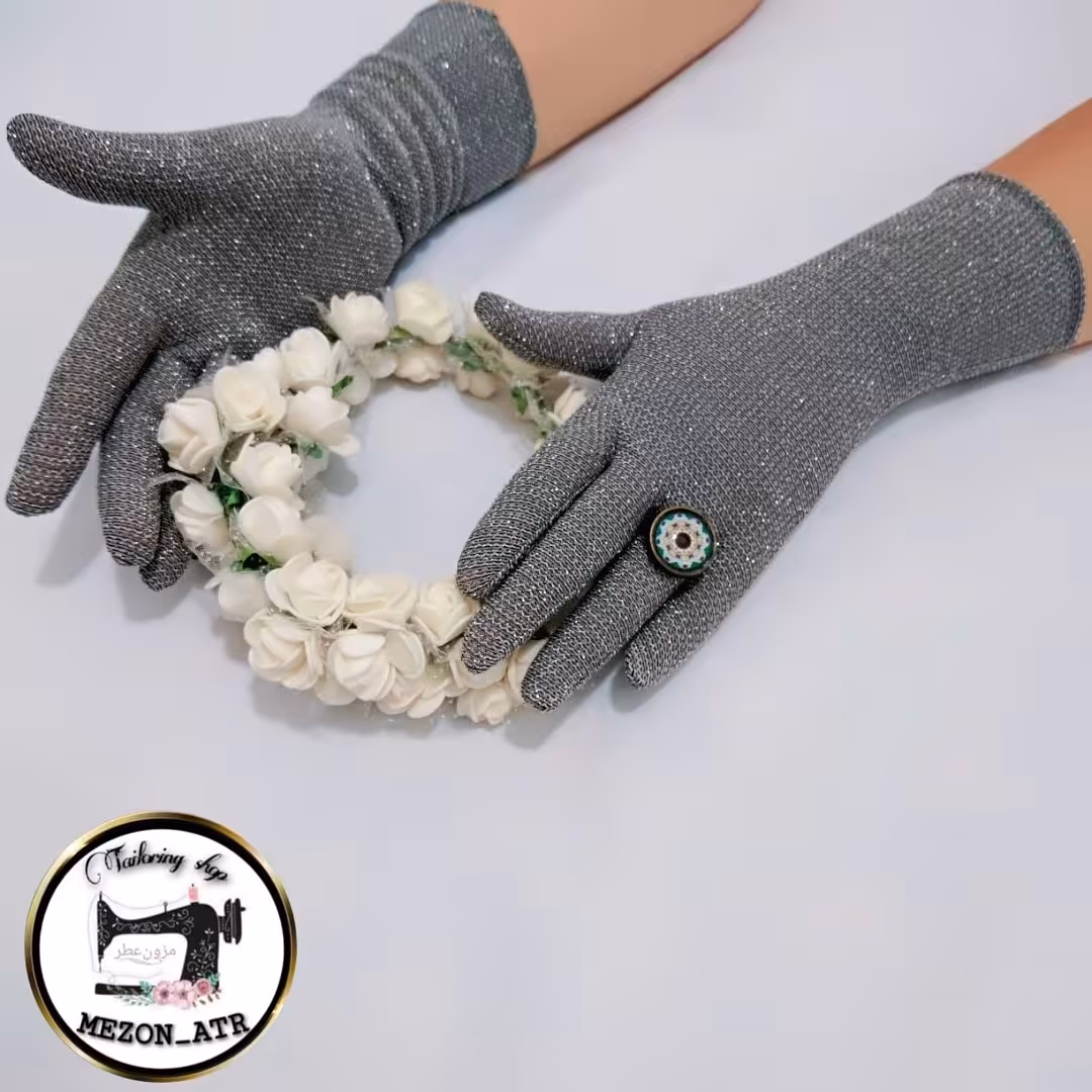 دستکش مجلسی لمه