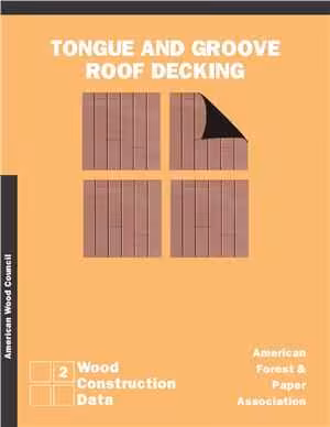 [PDF] دانلود کتاب Wcd2 - Tongue And Groove Roof Decking, 1997