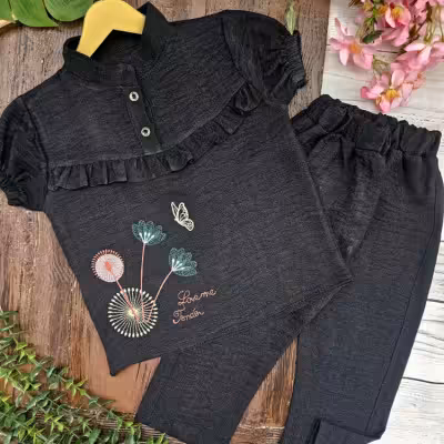 شومیزوشلوارک گل وقاصدک ابروبادی