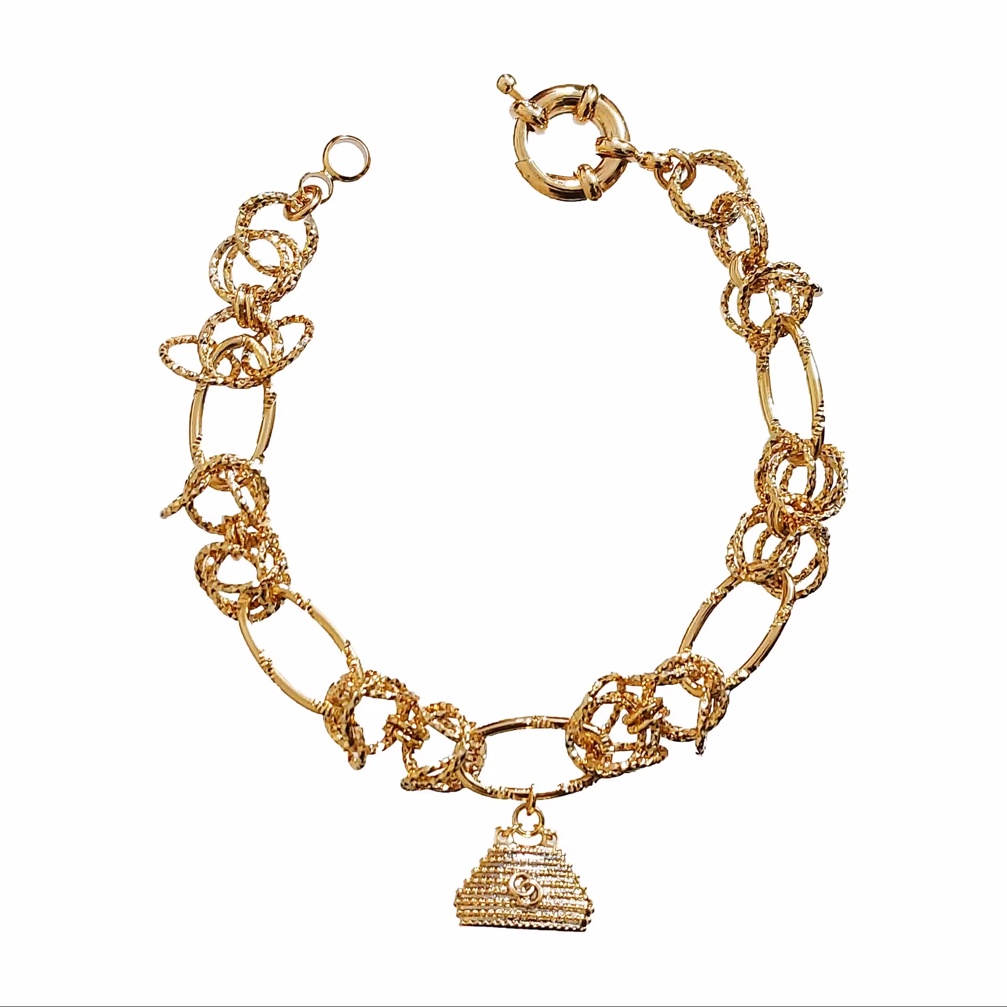 دستبند زنانه ژوپینگ مدل XP213 - طلایی 