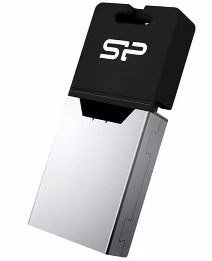 فلش مموری OTG USB سیلیکون پاور مدل موبایل ایکس 20 - 16 گیگابایت