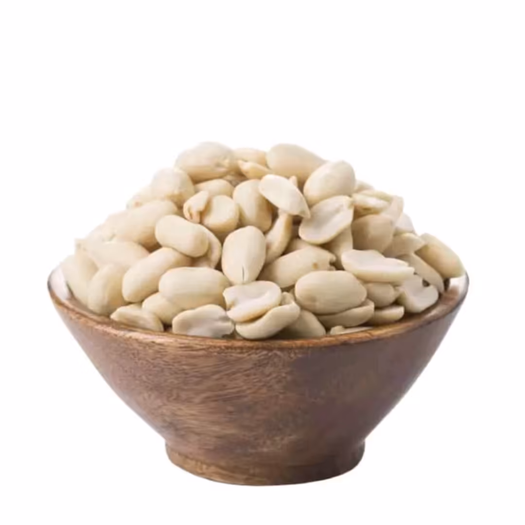 بادام زمینی خام پوست کنده