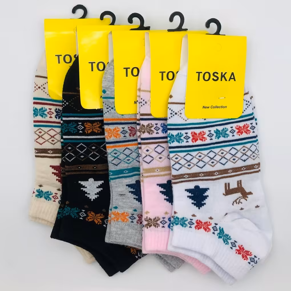 جوراب فانتزی طرح فرش سنتی