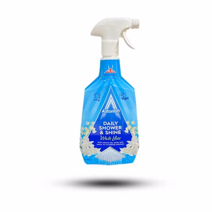 اسپری ضد لک و براق کننده دوش حمام استونیش رایحه سوسن سفید 750 میل