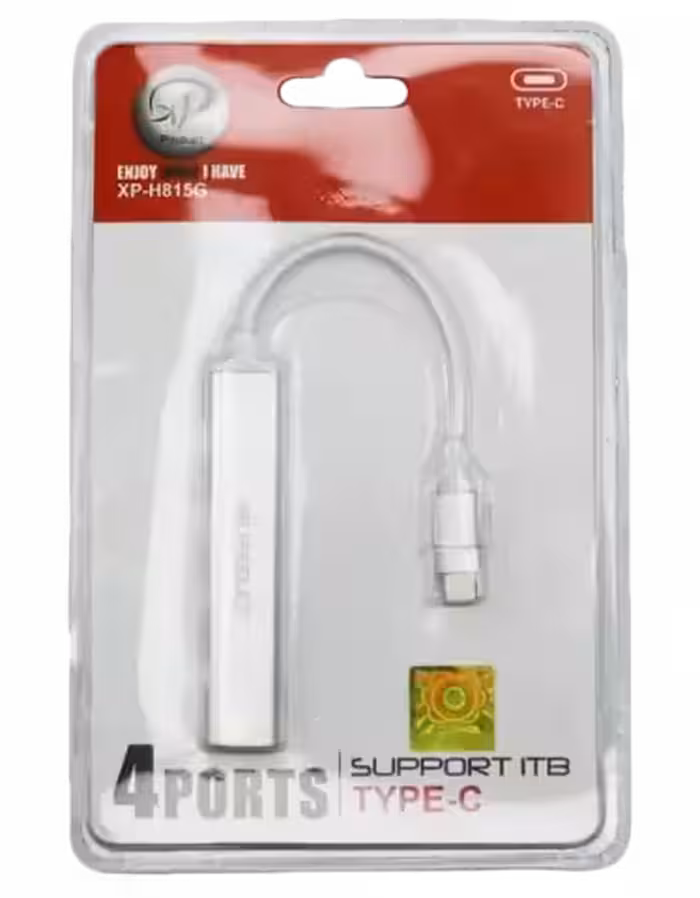 هاب 4 پورت Type-C ایکس پی پروداکت مدل XP-H815G