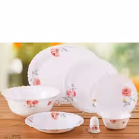 سرویس غذا خوری 28 پارچه پارس اپال طرح مانلی 300