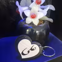 جاکلیدی قلبی چوبی اسم علی