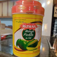 ترشی انبه جدید  خارجی پاکستانی خوش طعم با سرکه و ادویه تاریخ جدید  400 گرمی