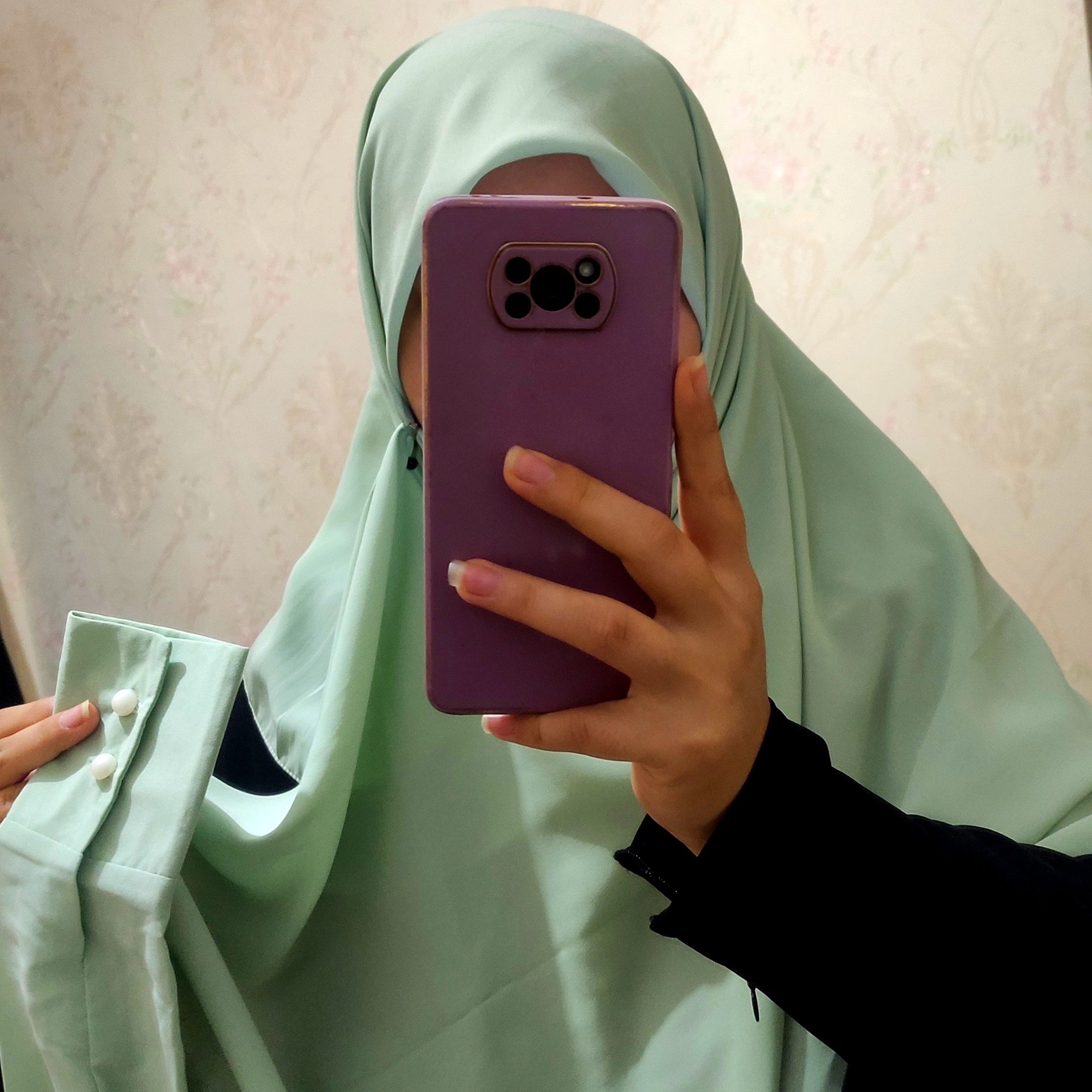ست ساقدست روسری کرپ حریر تفتانی اعلا