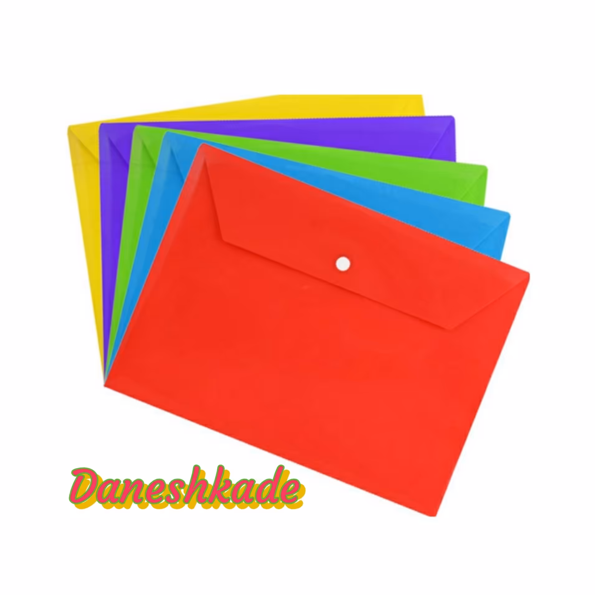 پوشه دکمه دارa4بسته 5عددی