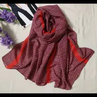 شال قرمز سرخابی نخی جیوانچی ارزان  