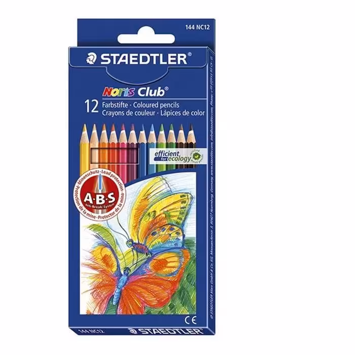 مدادرنگی نقاشی 12رنگ استدلر مقوایی