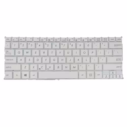 کیبرد لپ تاپ ایسوس S200-X200 سفید-اینترکوچک بدون فریم