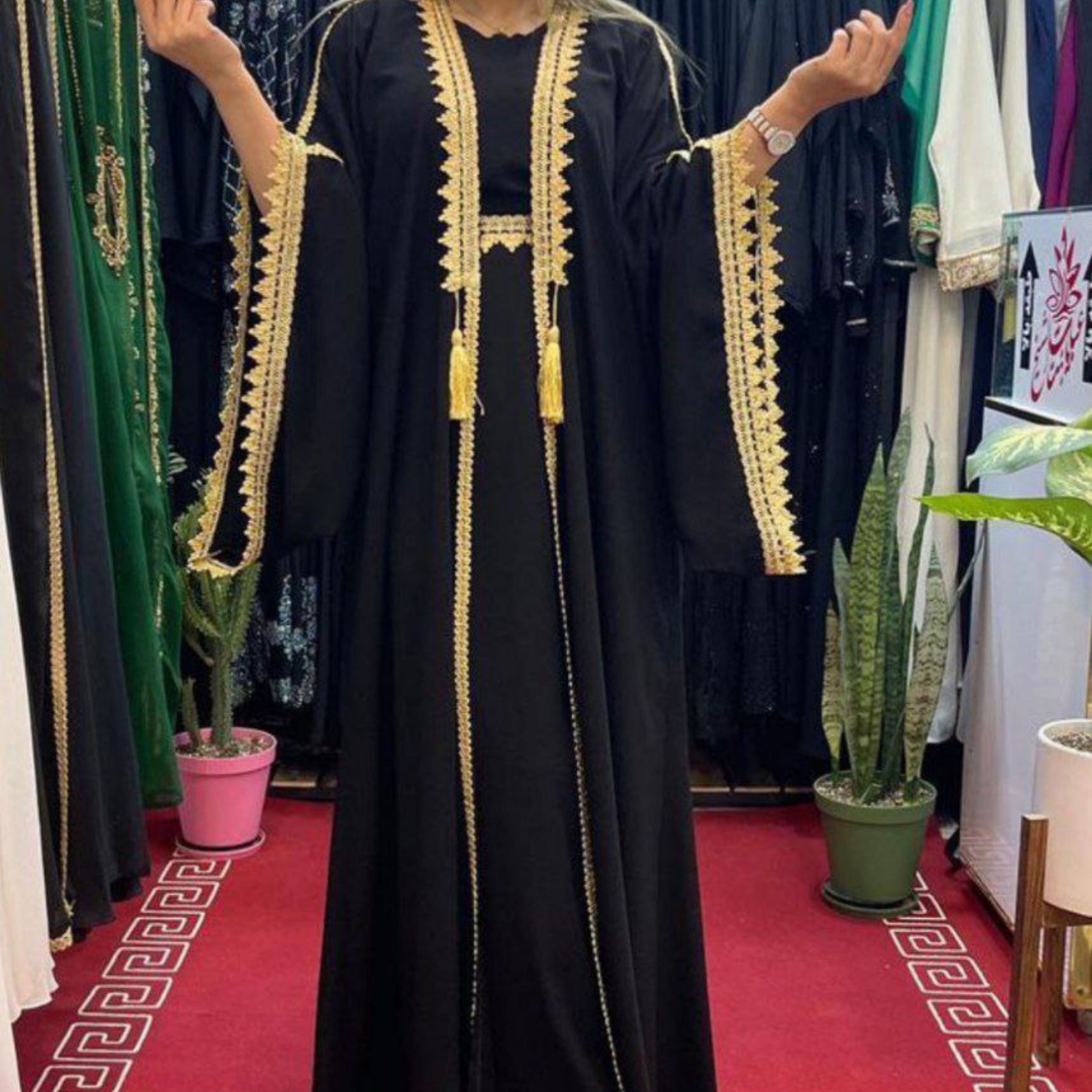 مانتو دوتیکه فوق العاده شیک و مجلسی (ابرو بادی اعلا و کرپ)