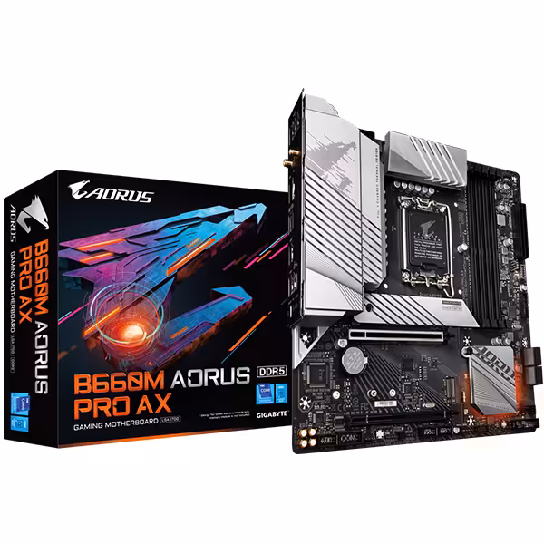 مادربرد گیگابایت مدل B660M AORUS PRO AX DDR5 - پردیس پازار