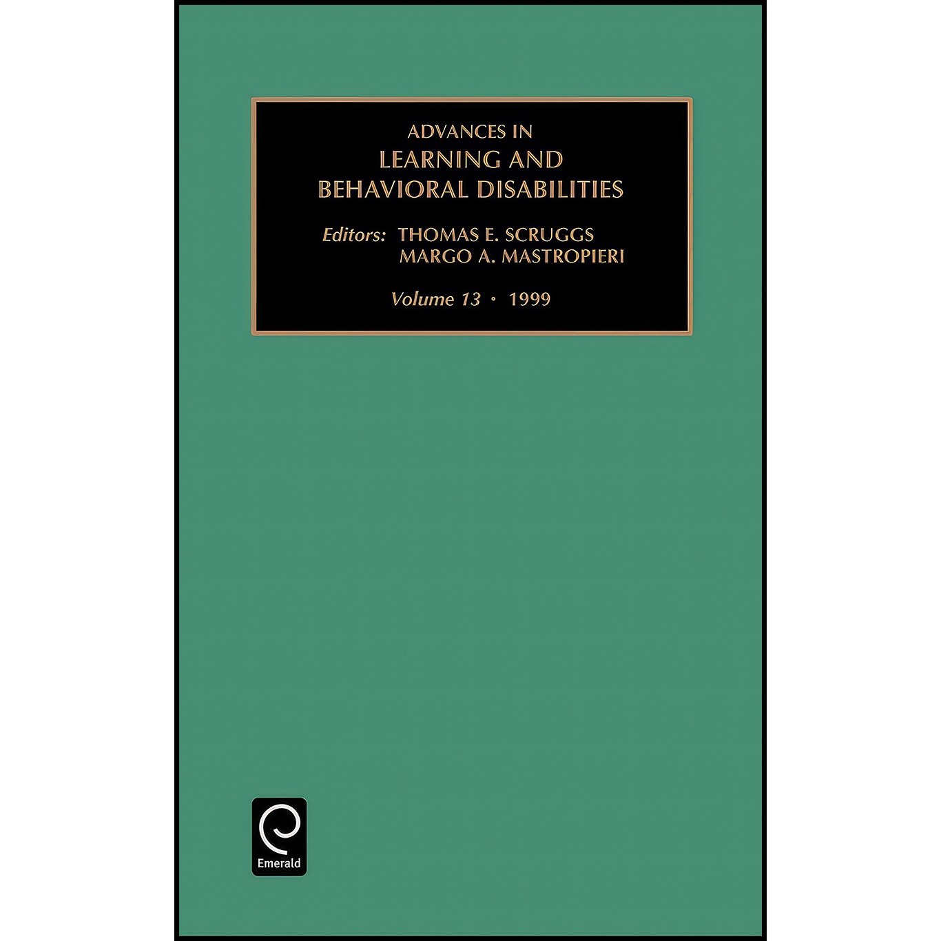 کتاب زبان اصلی Advances in Learning and Behavioral Disabilities Volume  