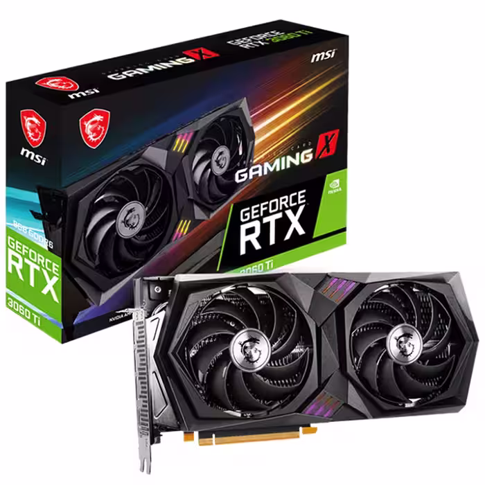 کارت گرافیک ام اس آی مدل GeForce RTX 3060 Ti GAMING X 8G LHR - پردیس پازار