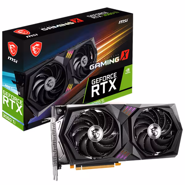 کارت گرافیک ام اس آی مدل GeForce RTX 3060 Ti GAMING X 8G LHR - پردیس پازار