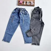 شلوار مام فیت جین پسرانه بچه گانه