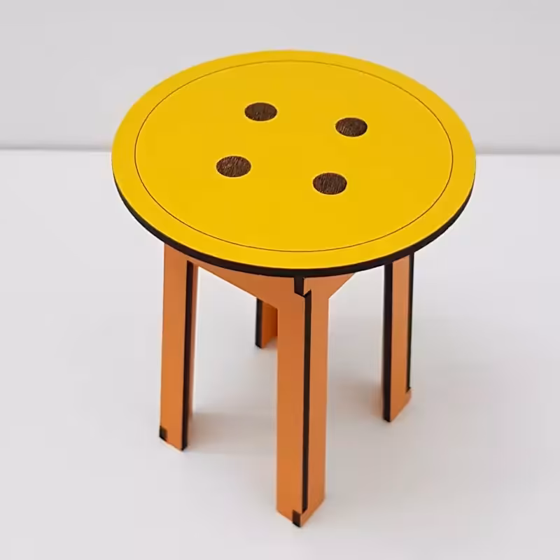 استند چوبی بانکه و شیشه در انواع رنگ  مدل چهارپایه کوچک دکوری کادویی تزئینی