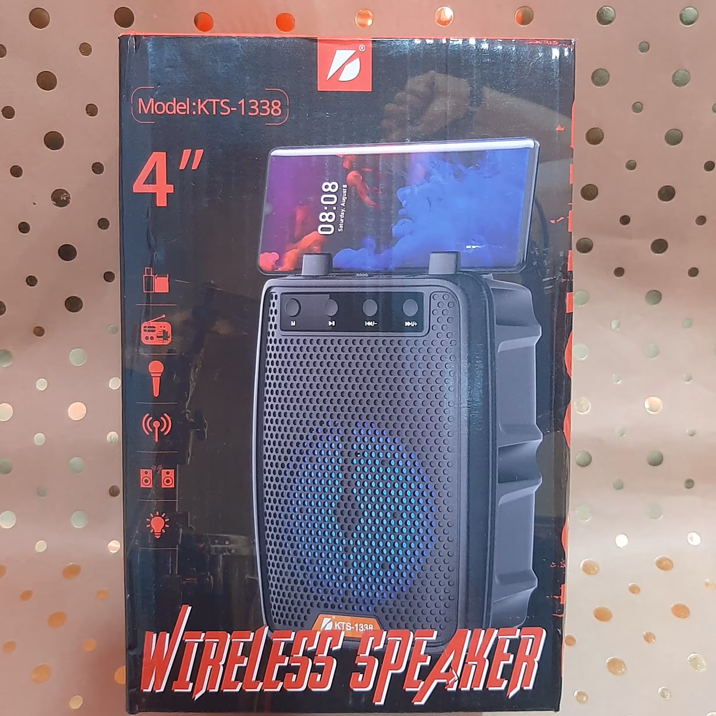 اسپیکر بلوتوثی 4 اینچ مدل KTS 1338  