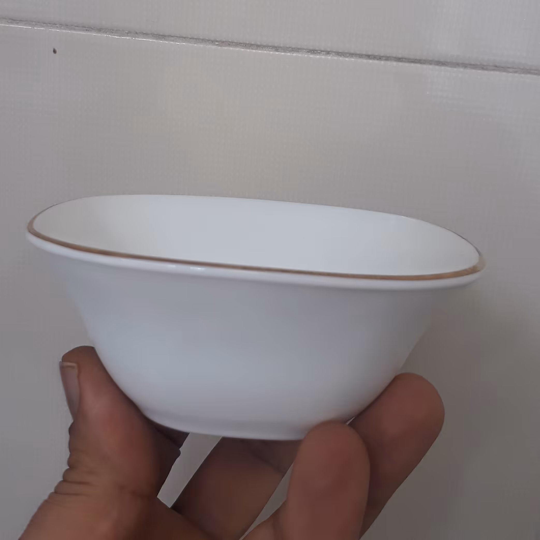پیاله ماست مربع دور طلا