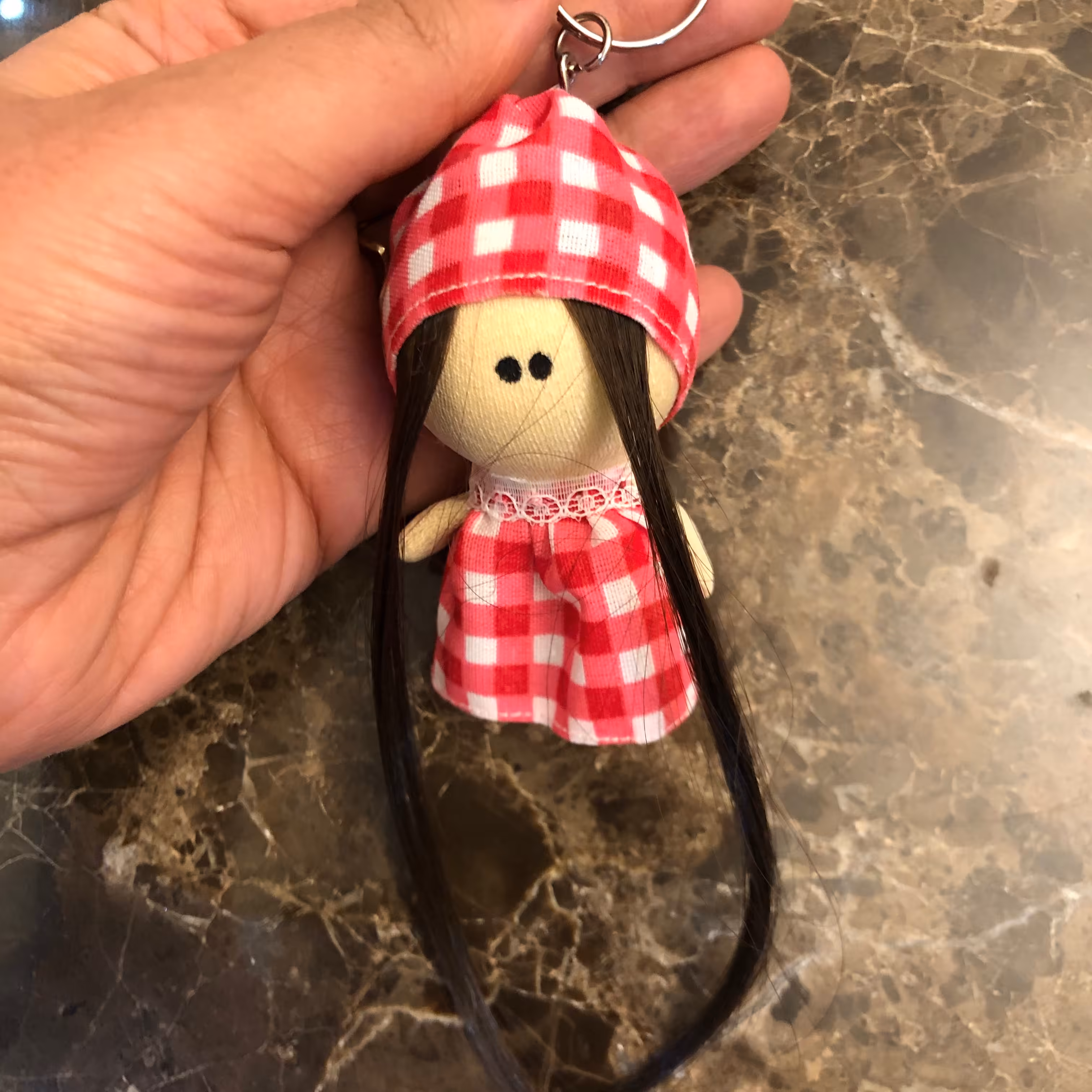 جاسوییچی یا جاکلیدی طرح دختر مو بلند