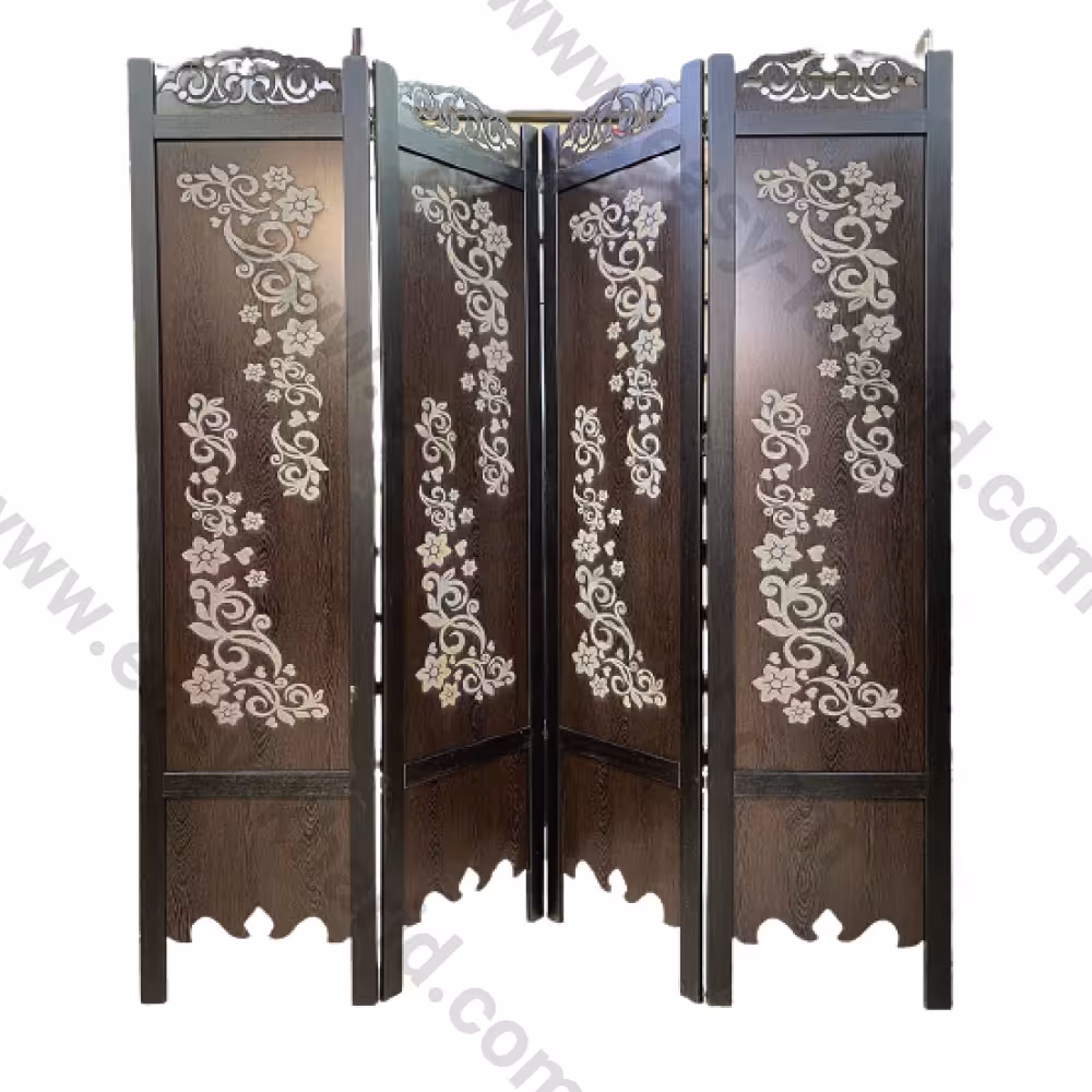 پاراوان چوبی حک لیزری کد 1052