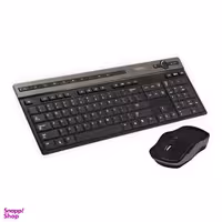 کیبورد و ماوس بی سیم تسکو (Tsco) مدل TKM7106W با حروف فارسی