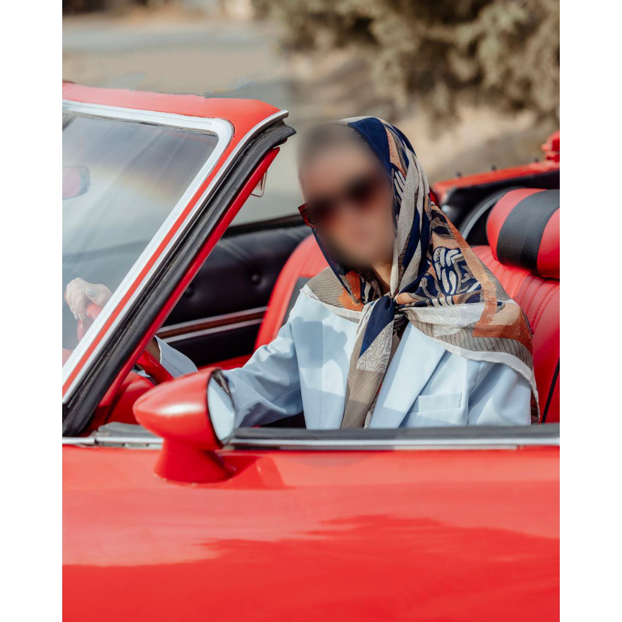 روسری نخ ابریشم ترک(حراج)