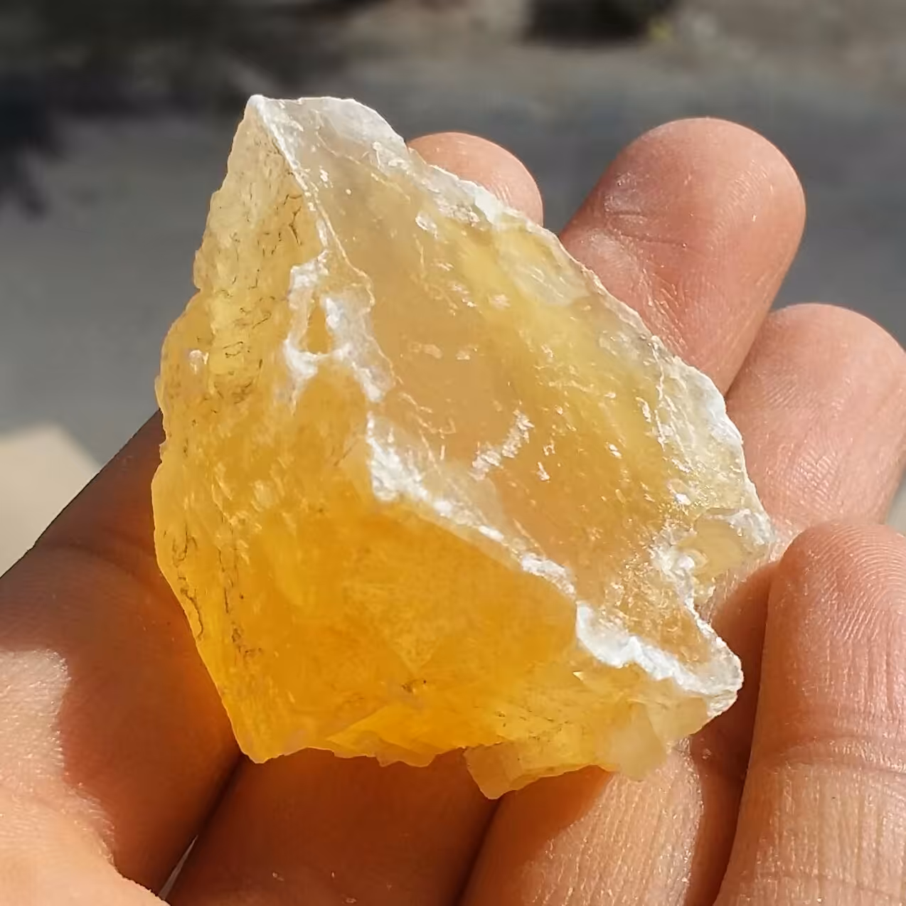 نمونه فوق کلکسیونی سنگ راف ژیپس عسلی بسیار زیبا کمیاب
 100 در 100 طبیعی شاااهکار خلقت
کد10658