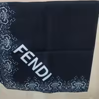 دستمال سر مشکی . دستمال سر فندی . باندانا 