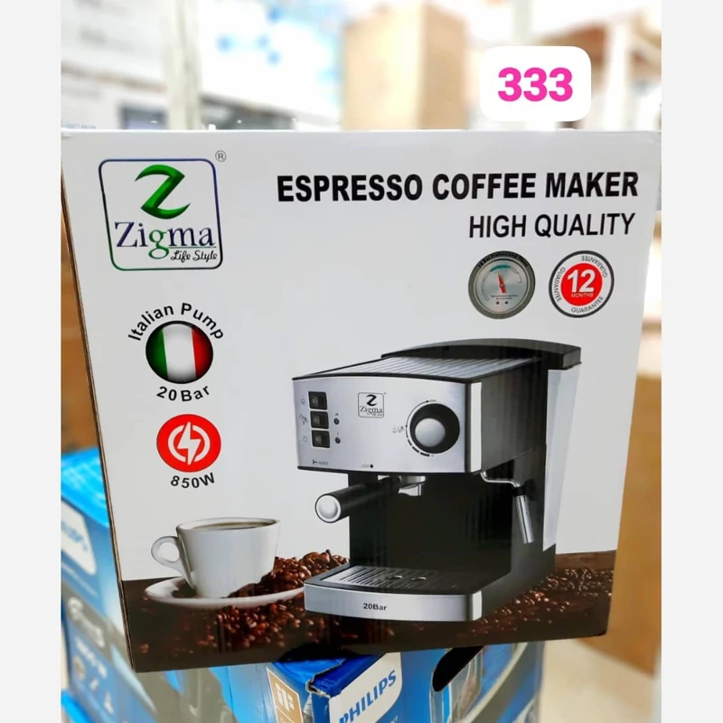 اسپرسوساز زیگما مدل RL-333 لطفا قبل ازثبت موجودی وقیمت بگیرید