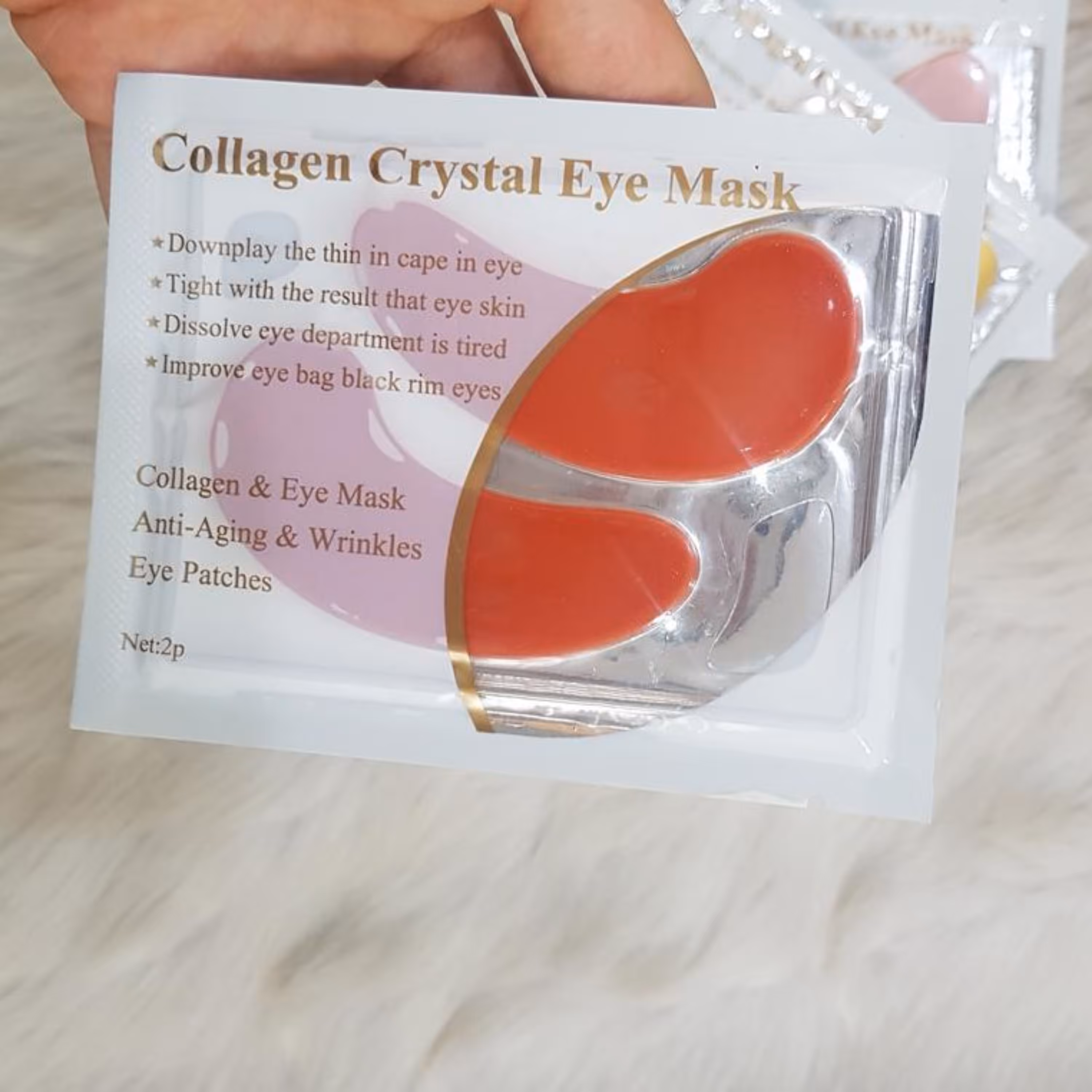 ماسک دور چشم COLLAGEN CRYSTAL مدل RED