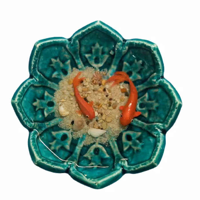 ظرف ماهی هفت سین طرح سه بعدی