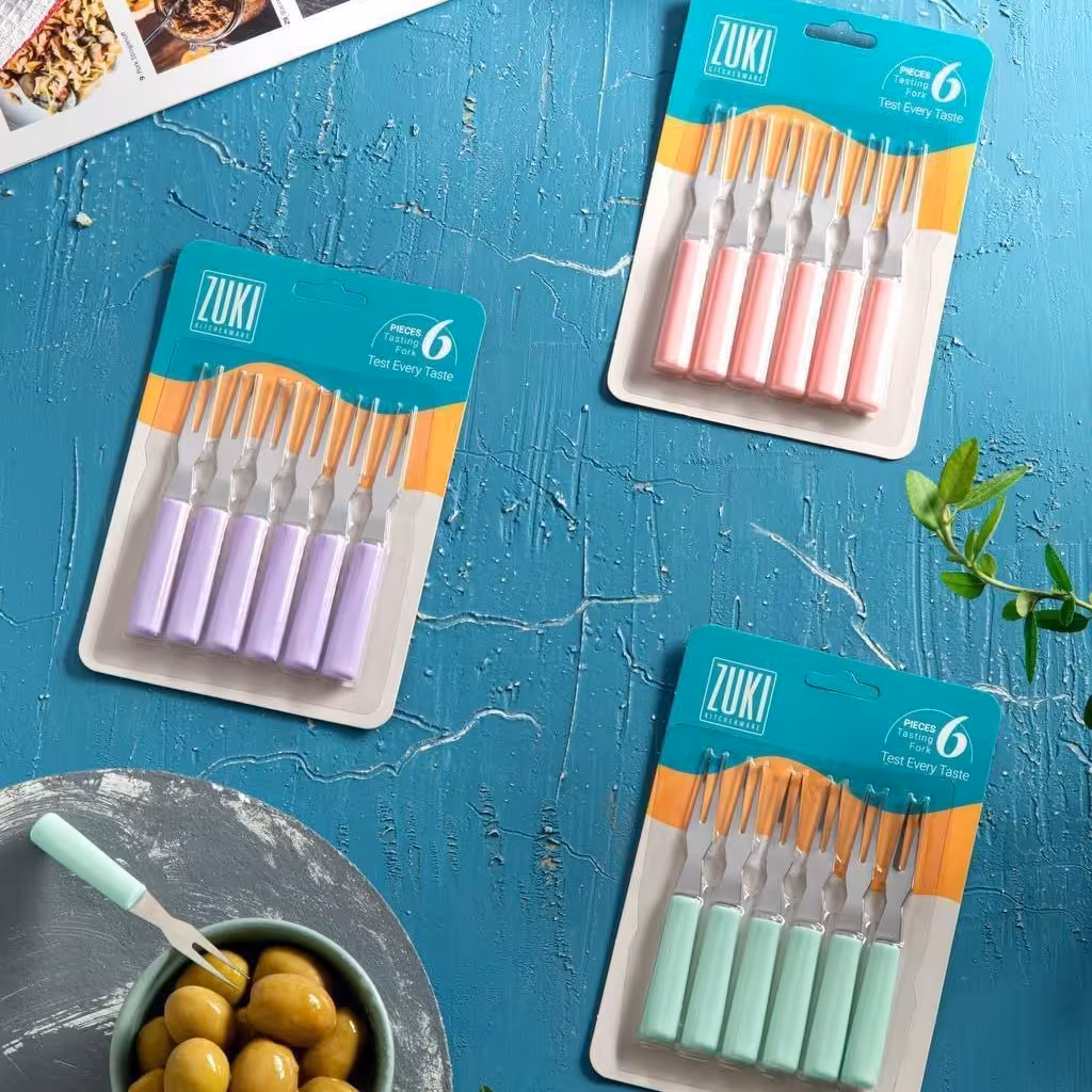 چنگال زیتون و خرما خوری 6 عددی