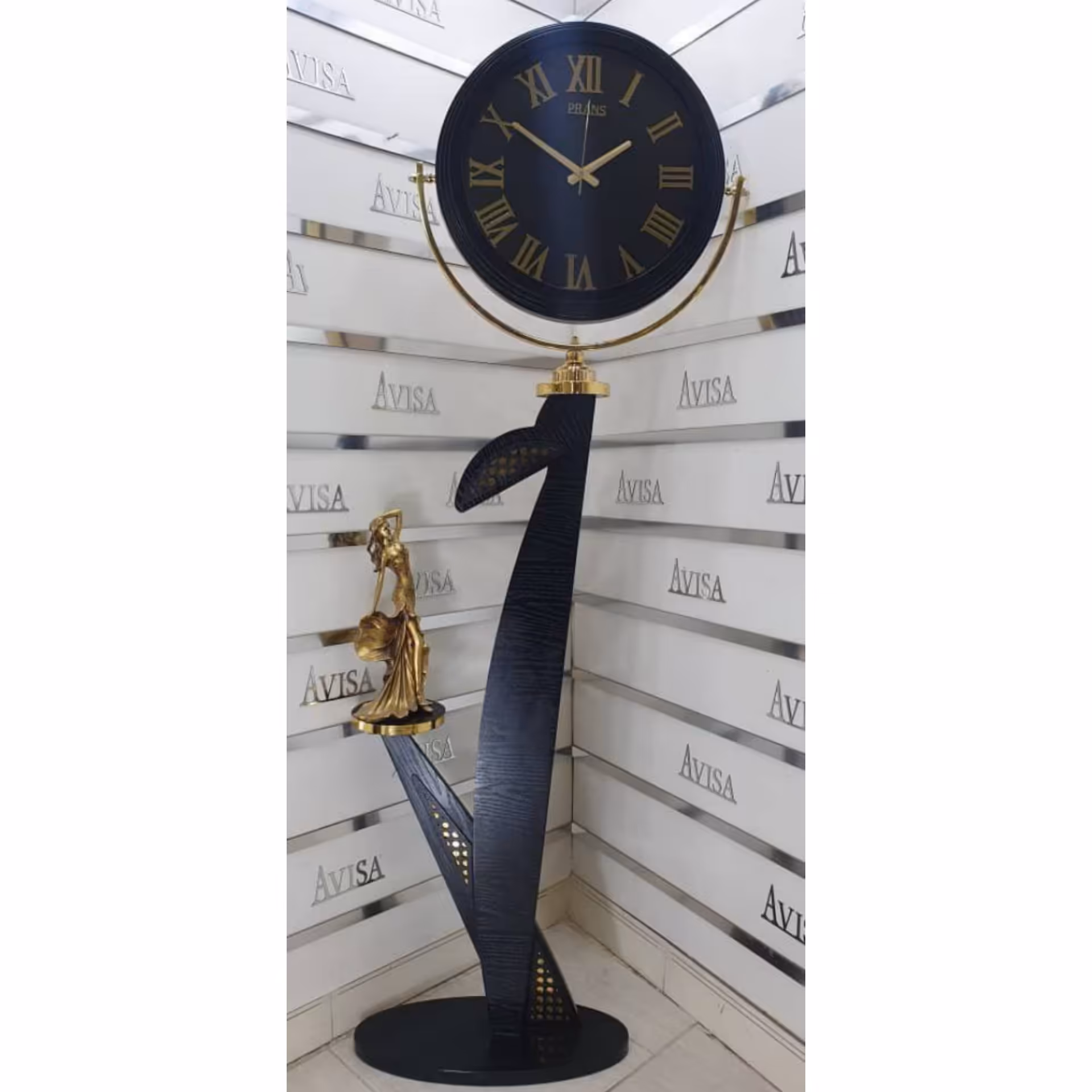 ساعت ایستاده پرنس کد 503 سفید  پسکرایه