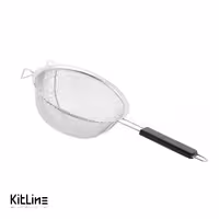 صافی استیل دسته دار مشکی 28 سانتیمتری