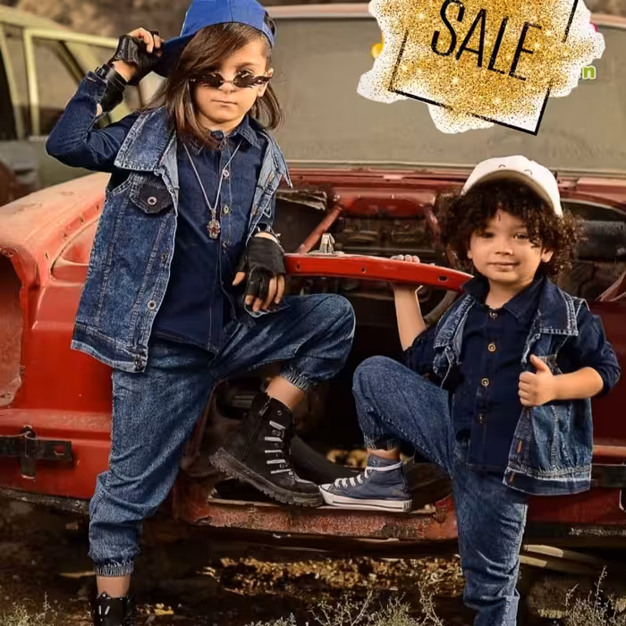 سه تیکه تمام جین