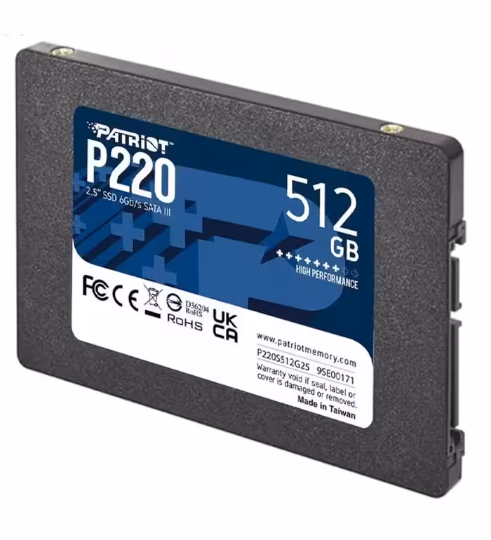 هارد اینترنال اس اس دی پاتریوت مدل P210 ظرفیت 512 گیگابایت