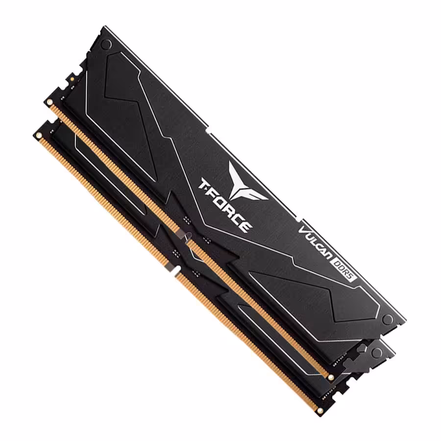 قیمت و خرید رم تیم گروپ مدل T-Force Vulcan DDR5 32GB Dual 5200MHz CL40 | یاس ارتباط