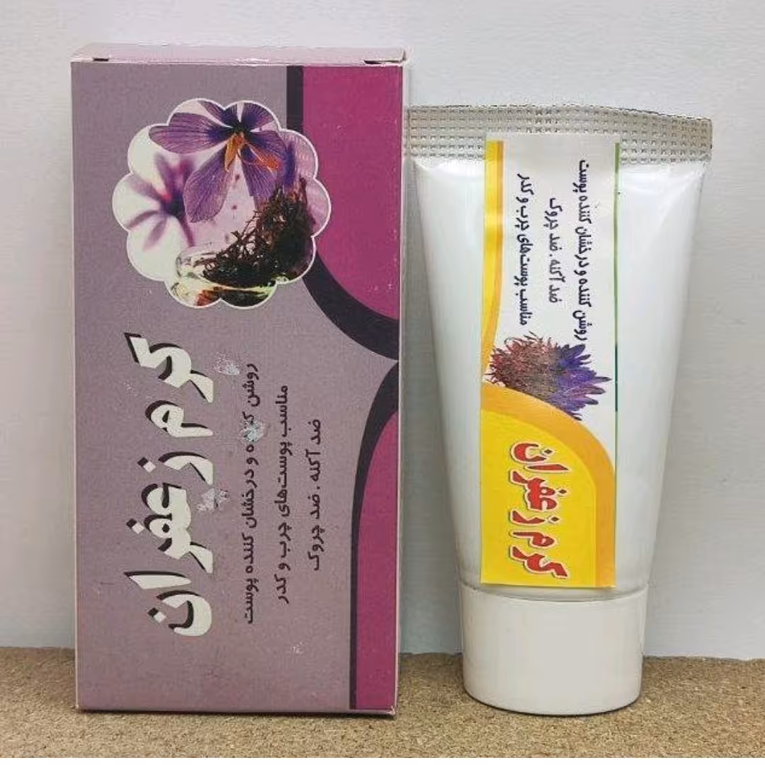 کرم زعفران تیوپی طبیعی
