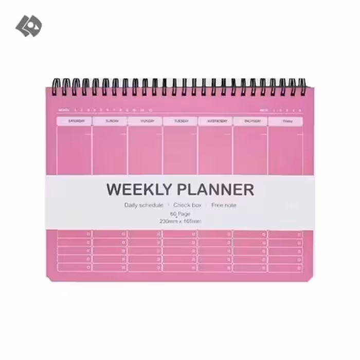 دفتر پلنر و تودولیست هفتگی (weekly planner ) کد 153 برند همیشه نوت