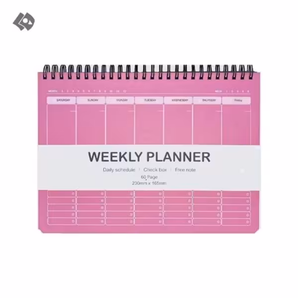 دفتر پلنر و تودولیست هفتگی (weekly planner ) کد 153 برند همیشه نوت