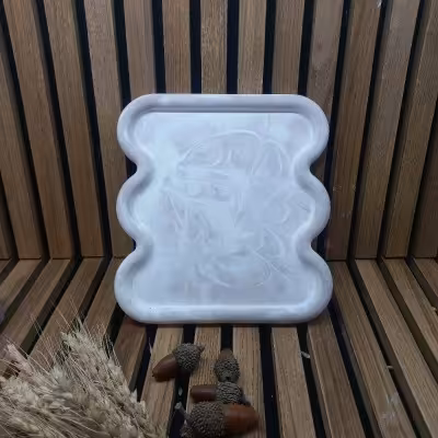 سینی بزرگ پذیرایی دفرمه