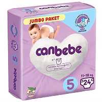 پوشک 24 عددی جان به به سایز 5 Canbebe