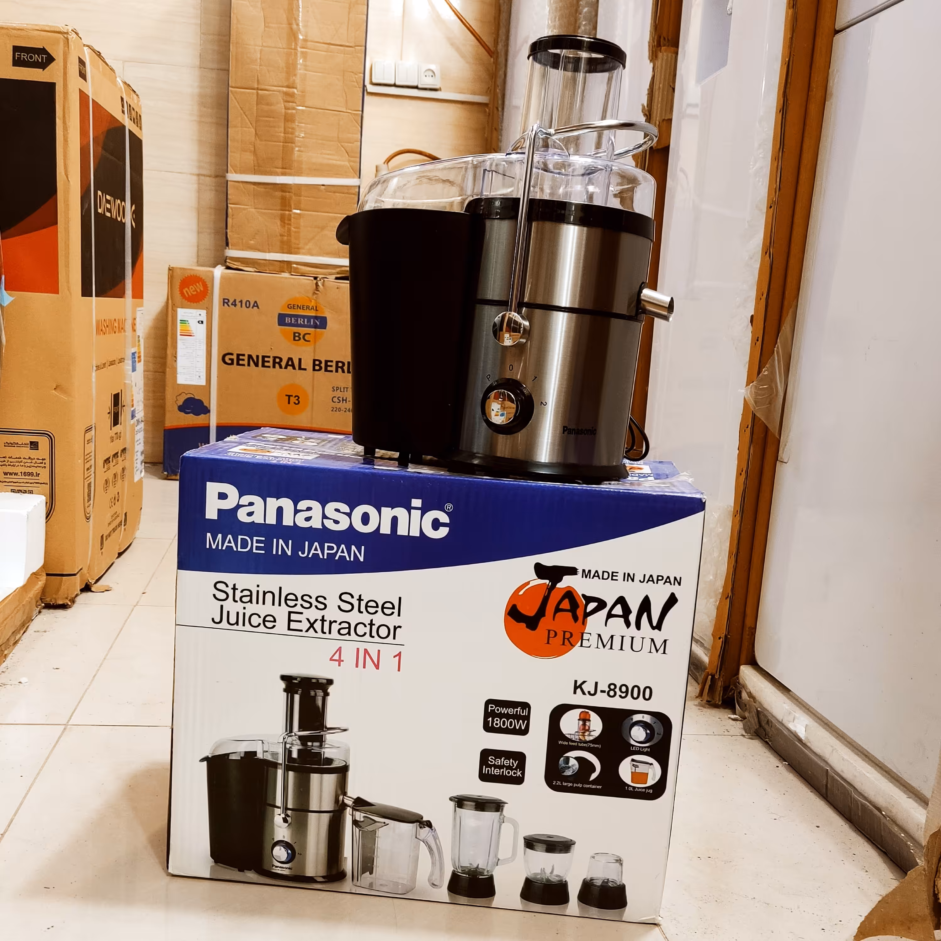 آبمیوه گیری پاناسونیک  مدل Kj-8900 - آب میوه گیری - آب مرکبات گیری-آبمرکبات گیری