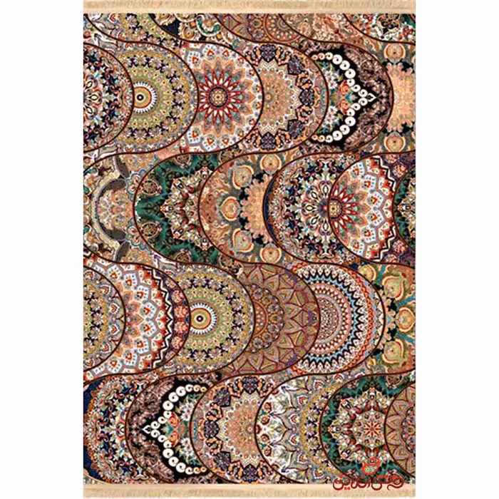 فرش ماشینی کلاریس کلکسیون چهل تیکه کد 100514